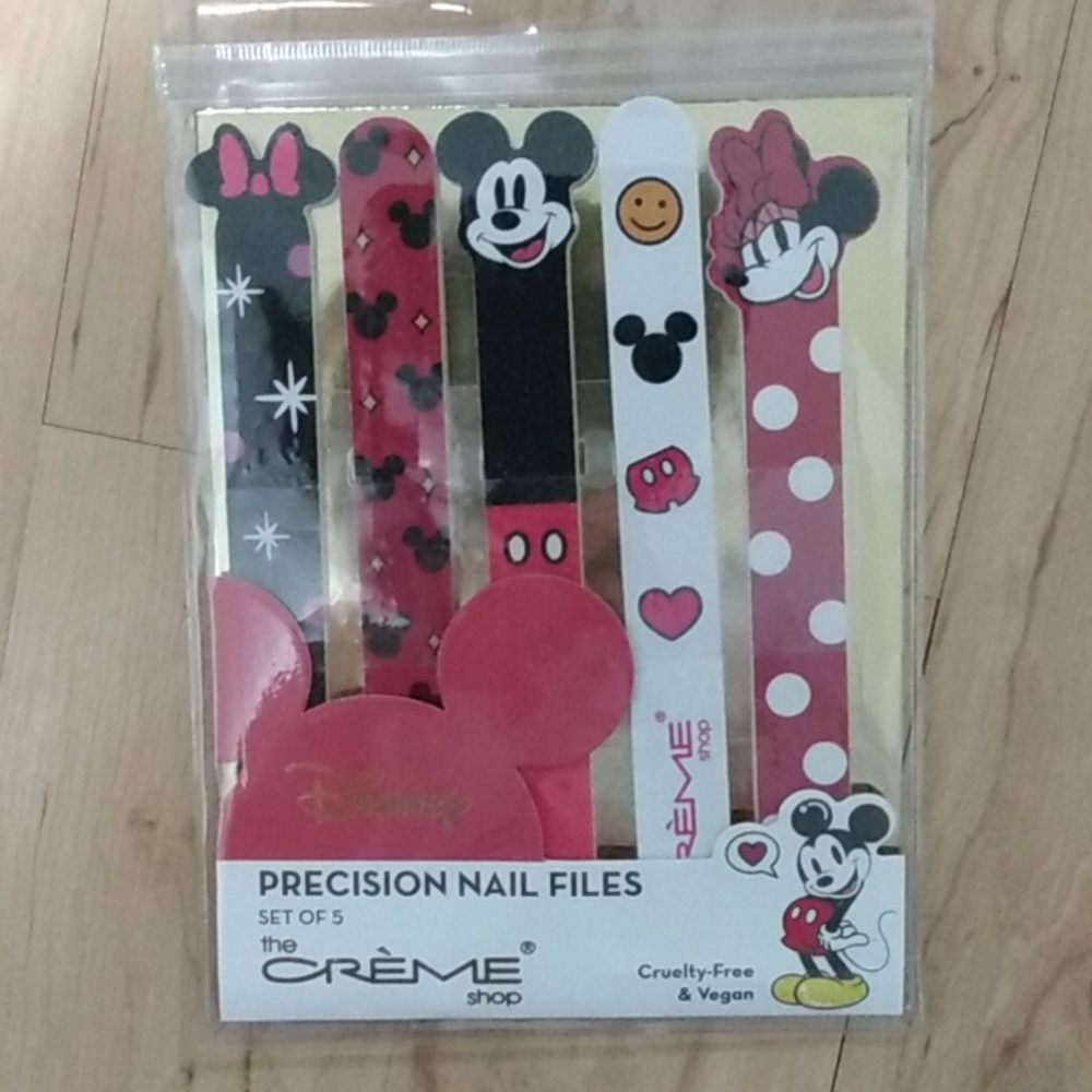 Disney The Creme Shop Minnie Minnie Mouse Precision Nail Files Set of 5